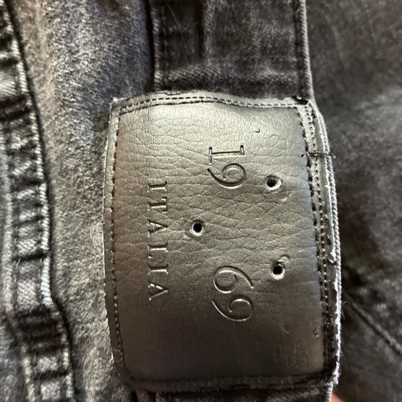 Versace Men's Slim Straight Jeans - Black - Picture 4 of 5